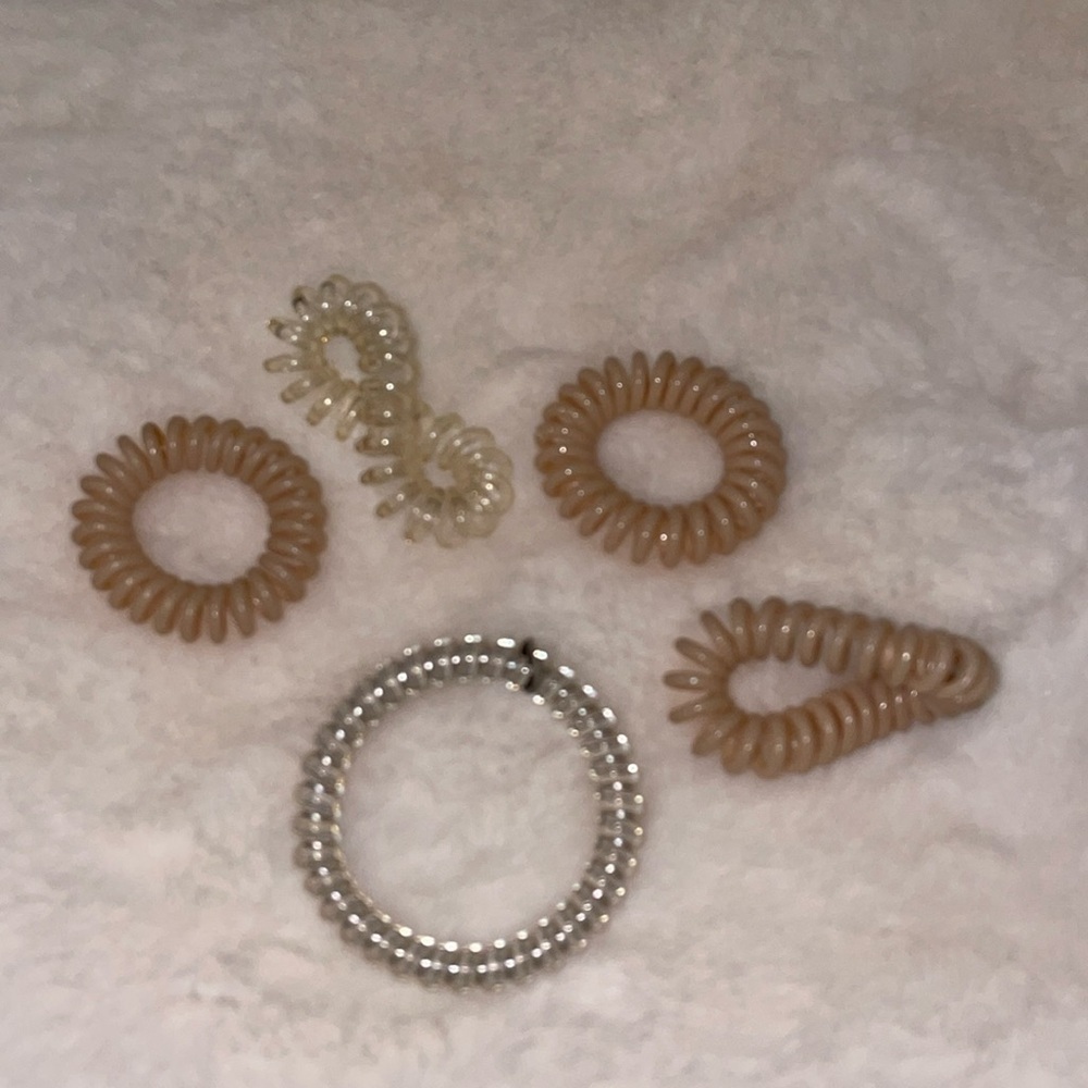 Spiral Hair Tie Set of 5